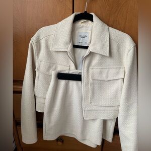 Abercrombie & Fitch Cream Blazer and skirt set small/xs